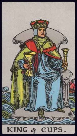 Cartea de Tarot Regele de Cupe