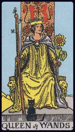 Cartea de Tarot Regina de Bâte